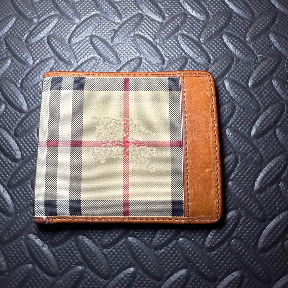 Burberry Horseferry Nova Check Bifold Wallet Men’s